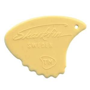 Sharkfin Pick ~ Medium Yellow - 25 Pack