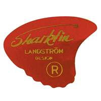Sharkfin Pick ~ Soft Red - 25 Pack
