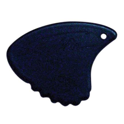 Sharkfin Pick ~ Super Hard Black - 25 Pack