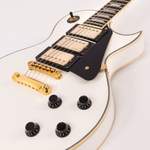 Vintage V1003 ReIssued 3 Pickup Electric Guitar ~ Arctic White Product Image