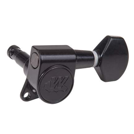 Wilkinson E-Z Lok Machineheads ~ 6 Inline Black