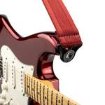 D'Addario Auto Lock Guitar Strap, Blood Red Product Image