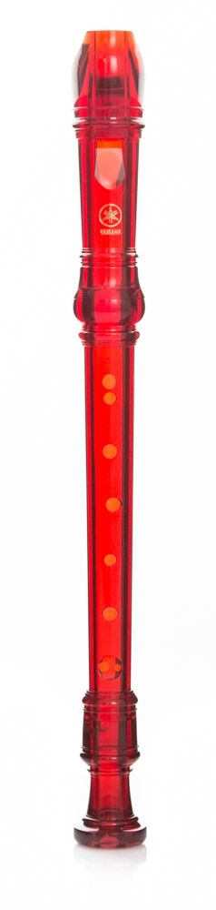 Yamaha Descant Recorder (Baroque Fingering) YRS-20BR Translucent Red