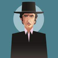Pop Art Icons Bob Dylan Card