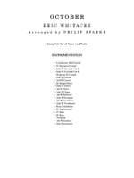 Eric Whitacre: October Product Image