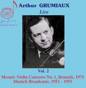 Arthur Grumiaux Live, Vol. 2 Product Image
