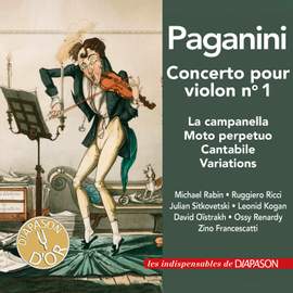Paganini: Concerto pour violon No. 1, La campanella, Moto perpetuo, Cantabile & Variations