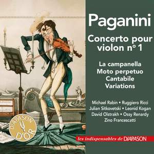 Paganini: Concerto pour violon No. 1, La campanella, Moto perpetuo, Cantabile & Variations