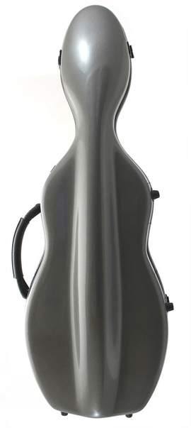 Gsj Compact Pc Violin Case With Detachable Bow Case Brushed Silver