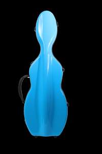Cellissimo Cello-shaped Violin Case Light Blue 4/4 (disc)