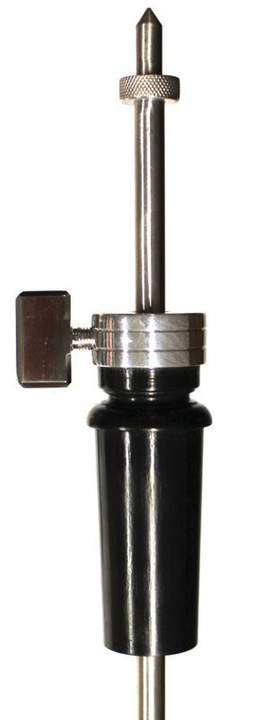 Cello Endpin C/fibre Rod 10mm Ebony/aluminium Double Locking