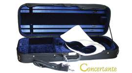 Concertante Viola Oblong Case Black/burgundy