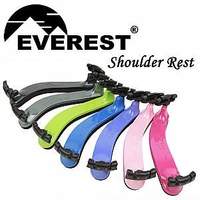 Everest Violin Shoulder Rest Hot Pink 4/4-3/4