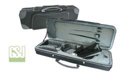 Gsj Styro Oblong Violin Case Black 3/4