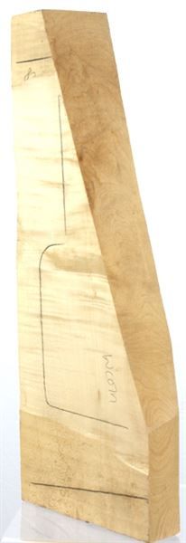 Neck Graft Maple Cello Medium Flame