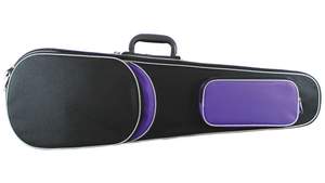 Primavera Rainbow Violin Case Black/purple 1/2
