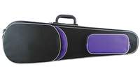 Primavera Rainbow Violin Case Black/purple 3/4