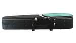 Primavera Shaped Violin Case Black/green 1/2 Product Image