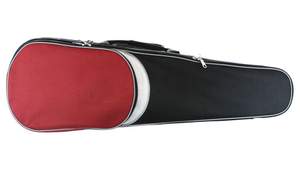 Primavera Shaped Violin Case Black/red 1/10