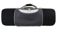 Primavera Oblong Violin Case Black/grey 1/2