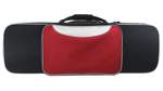Primavera Oblong Violin Case Black/red 3/4 Product Image