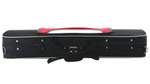 Primavera Oblong Violin Case Black/red 3/4 Product Image
