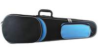 Primavera Rainbow Violin Case Black/blue 1/2