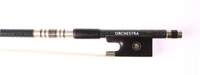 Orchestra Carbon Violin Bow Blue Weave Look - Nickel 4/4