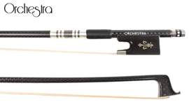 Orchestra Carbon Violin Bow Weave Fleur De Lys - Nickel 4/4