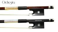 Orchestra V * Carbon Violin Bow With Ipe Veneer - Silver 4/4