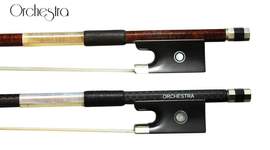 Orchestra V * Carbon Violin Bow With Ipe Veneer - Silver 4/4