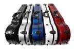 Sinfonica Shaped Violin Case Silver 4/4 Product Image