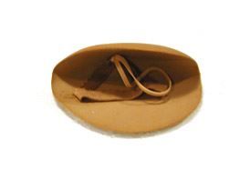Strad Pad Ebony Elastic Large