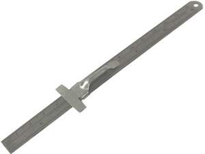 Sound Post Ruler - Adjustable Stop 150mm - S/steel