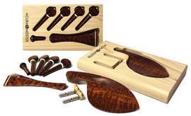 Violin 7 Piece Set Snakewood Premium 4/4