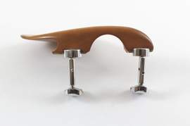 Violin Chinrest Boxwood New Guarneri Premium (hill Barrels)