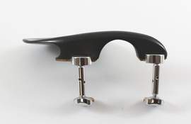 Violin Chinrest Ebony Guarneri (hill Titanium) Premium 4/4