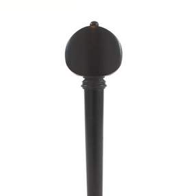 Violin Peg Ebony Mirecourt Convex Black Pin/collar Premium