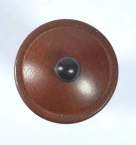 Violin Endpin Boxwood Black Pin Premium 4/4