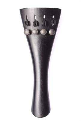 Violin Pusch Style Tailpiece Ebony Round Standard 4/4 (109mm)