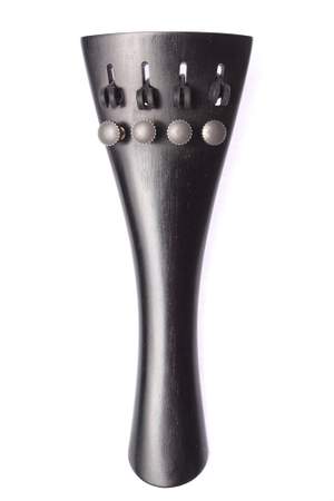 Violin Pusch Style Tailpiece Ebony Round Standard 4/4 (109mm)