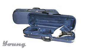 Young Oblong Violin Case Black/red 4/4