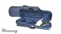 Young Oblong Violin Case Blue/blue 4/4