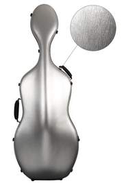 Young Pc Cello Case 4/4 Brushed Silver