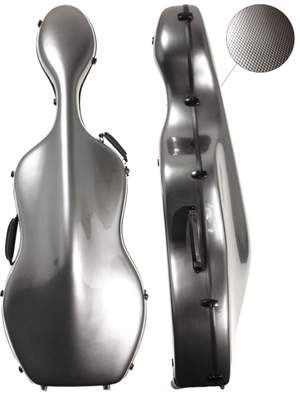 Young PC Cello Case 4/4 Silver Weave