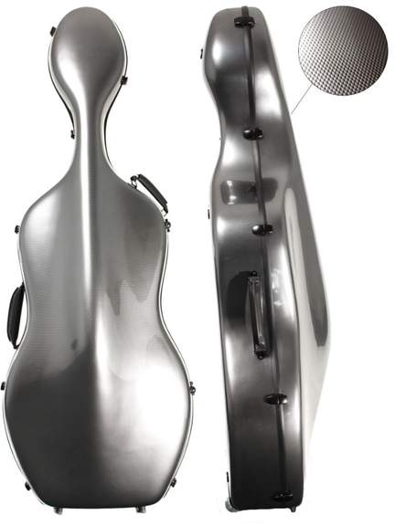 Young PC Cello Case 4/4 Silver Weave