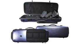 Young Pc Adjustable Oblong Viola Case 15-16.5 Brushed Indigo Blue