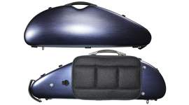 Young Pc Rocket Shaped Violin Case 4/4 Brushed Indigo Blue