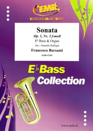 Barsanti, Francesco: Sonata in F min op 1/3