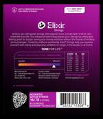 Elixir 80/20 Bronze 8-String Acoustic Guitar Strings Nanoweb Baritone (.016-.070) Product Image